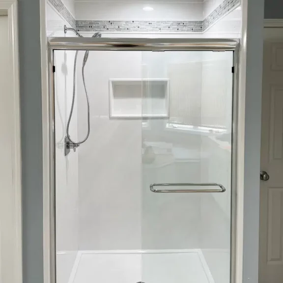 onyx solid surface shower